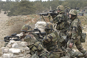Entraînement des troupes